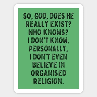 Father Dougal / / / Father Ted Quote Design Sticker